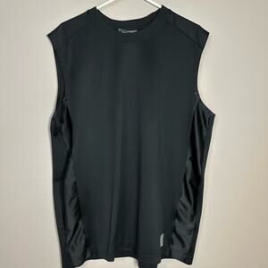 Men's Black Sleeveless Tank Top